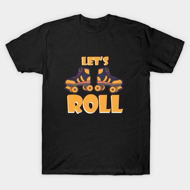 Roller Skating Lover Funny T-Shirt by lateefo